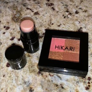 Hikari bronzer and mini barley stick highlighter